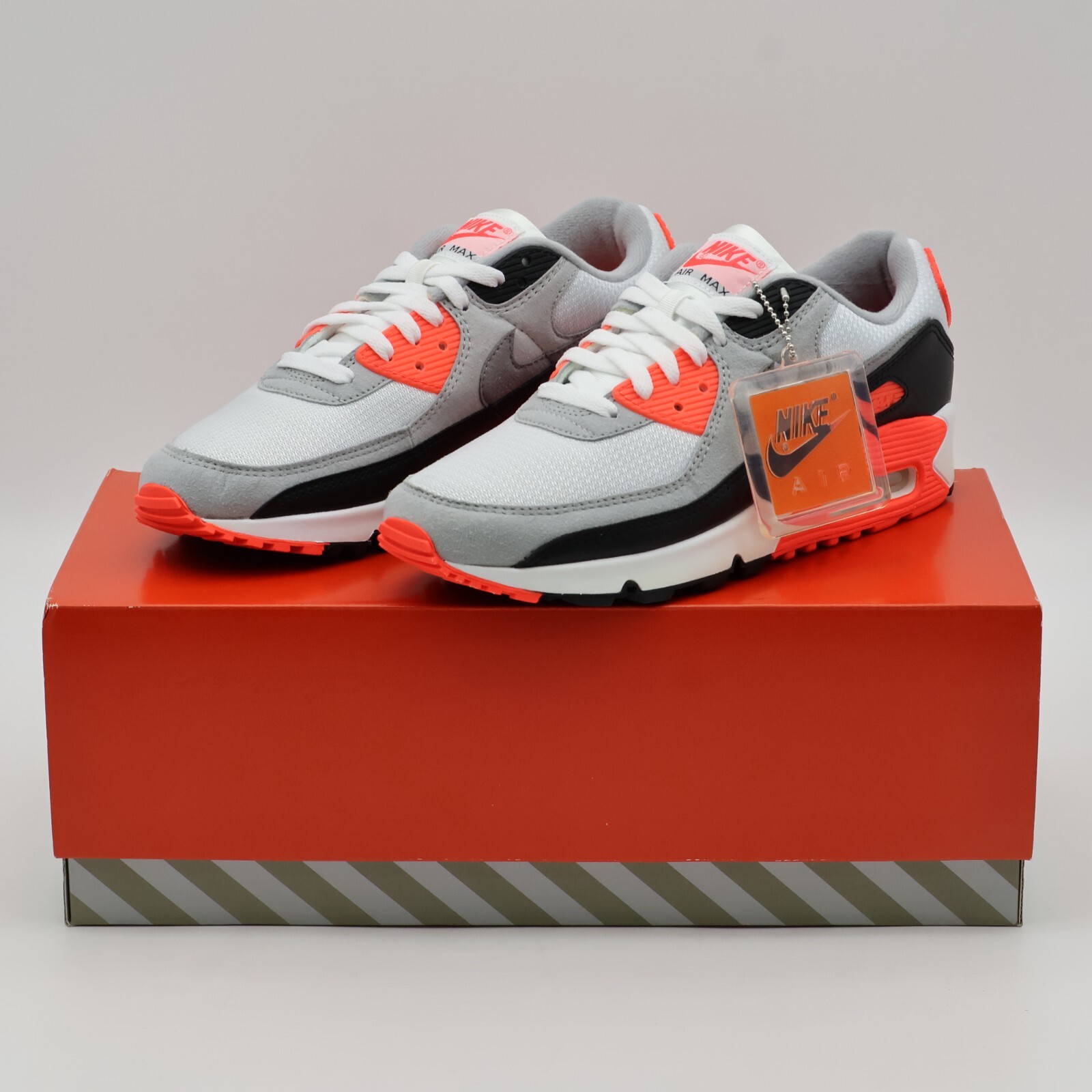 CT1685-100 Nike Air Max 90 III Infrared Radian Red White CT1685-100 Nike Air Max 90 III Infrared Radian Red White