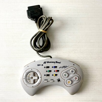 Genuine Nintendo SNES Honey Bee SF-3 Controller - Tested & Working