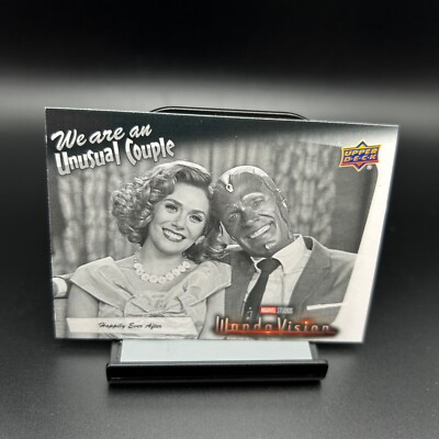2023 Upper Deck WandaVision #WV-8 We Are an Unusual Couple Happily Ever After
