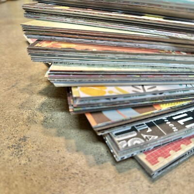 Lot of 50 sheets 12x12 scrapbook paper and cardstock random themes & weights