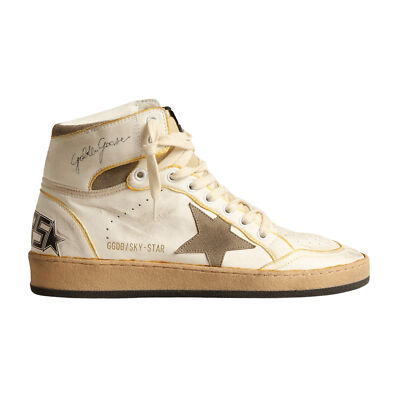 Pre-owned Golden Goose Sky Star Mens Style : Gmf00230.f004089.10961.fs In White