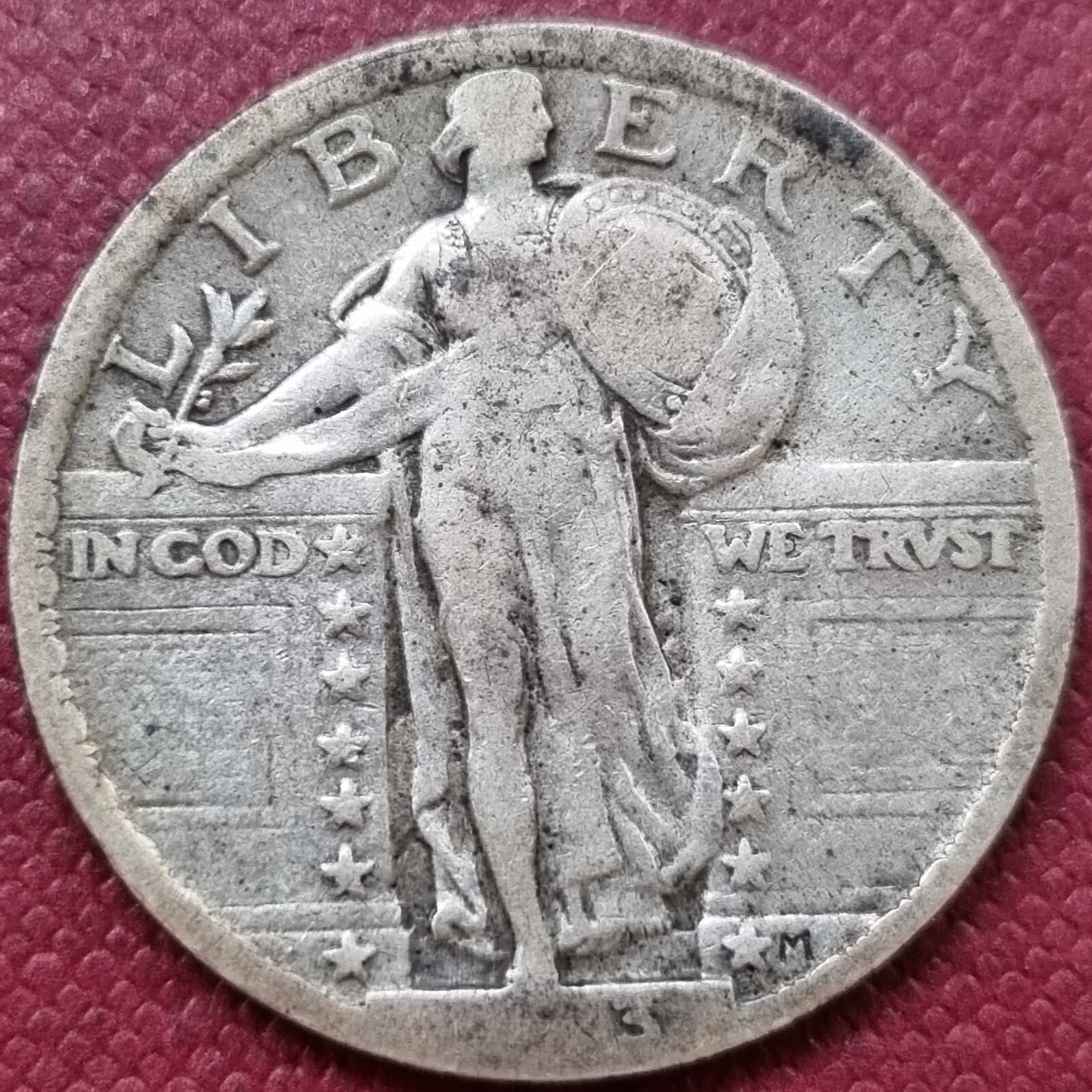 1923 Standing Liberty Quarter 25c Circulated #64423 | eBay