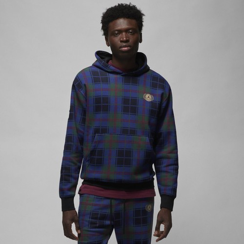 

[DV1578-333] Мужская толстовка с капюшоном Air Jordan HOLIDAY PLAYD PULLOVER, Noble green/rattan