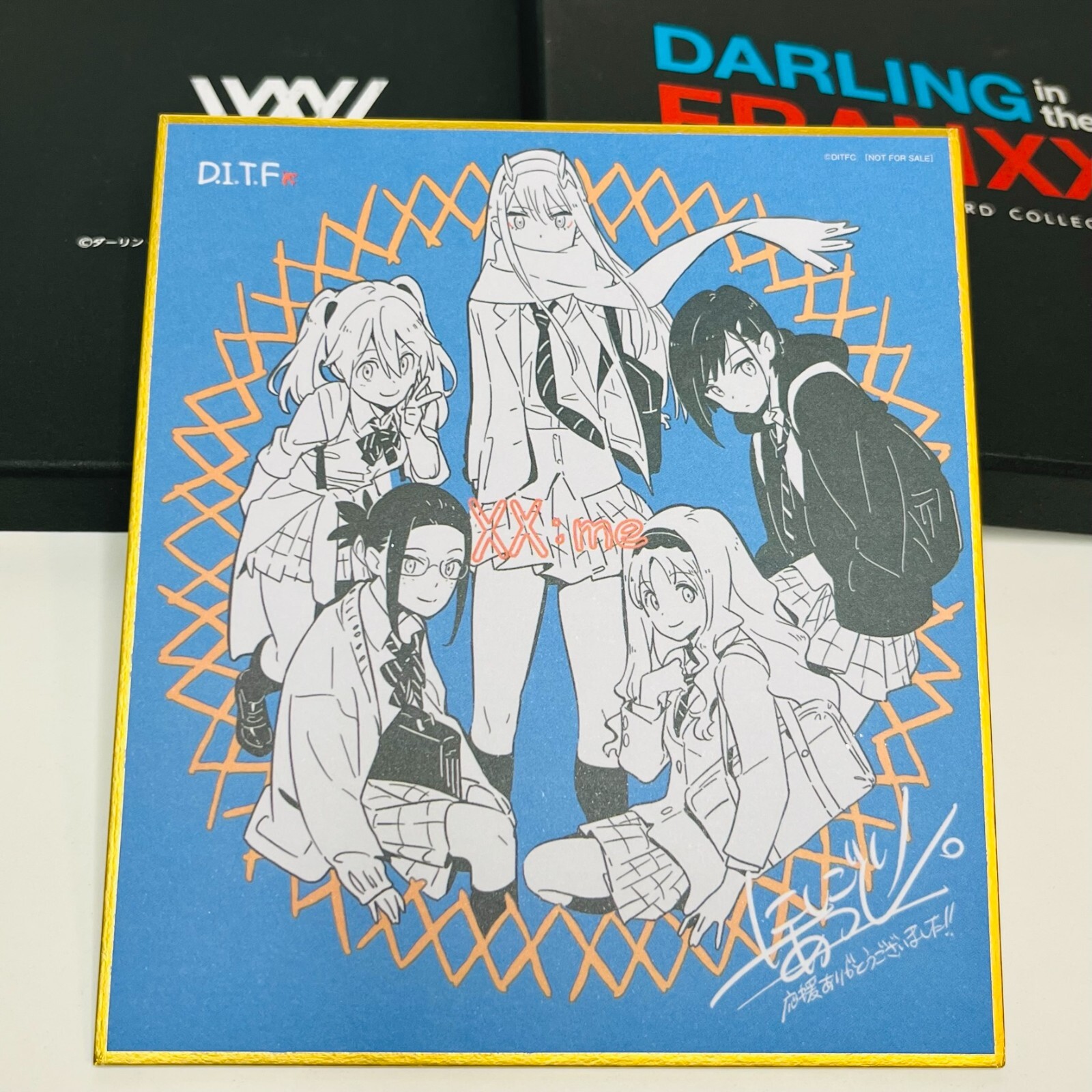 Darling in the FRANXX Shikishi art print *Girls Drawing
