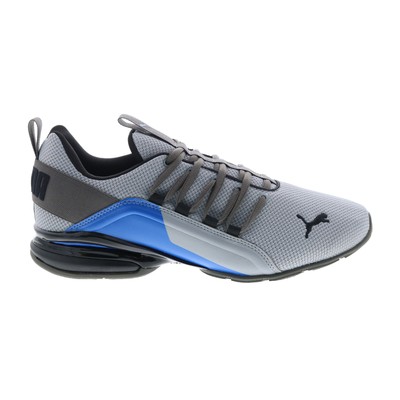 Puma Axelion Break 19497903 Мужские серые парусиновые кроссовки на шнуровке