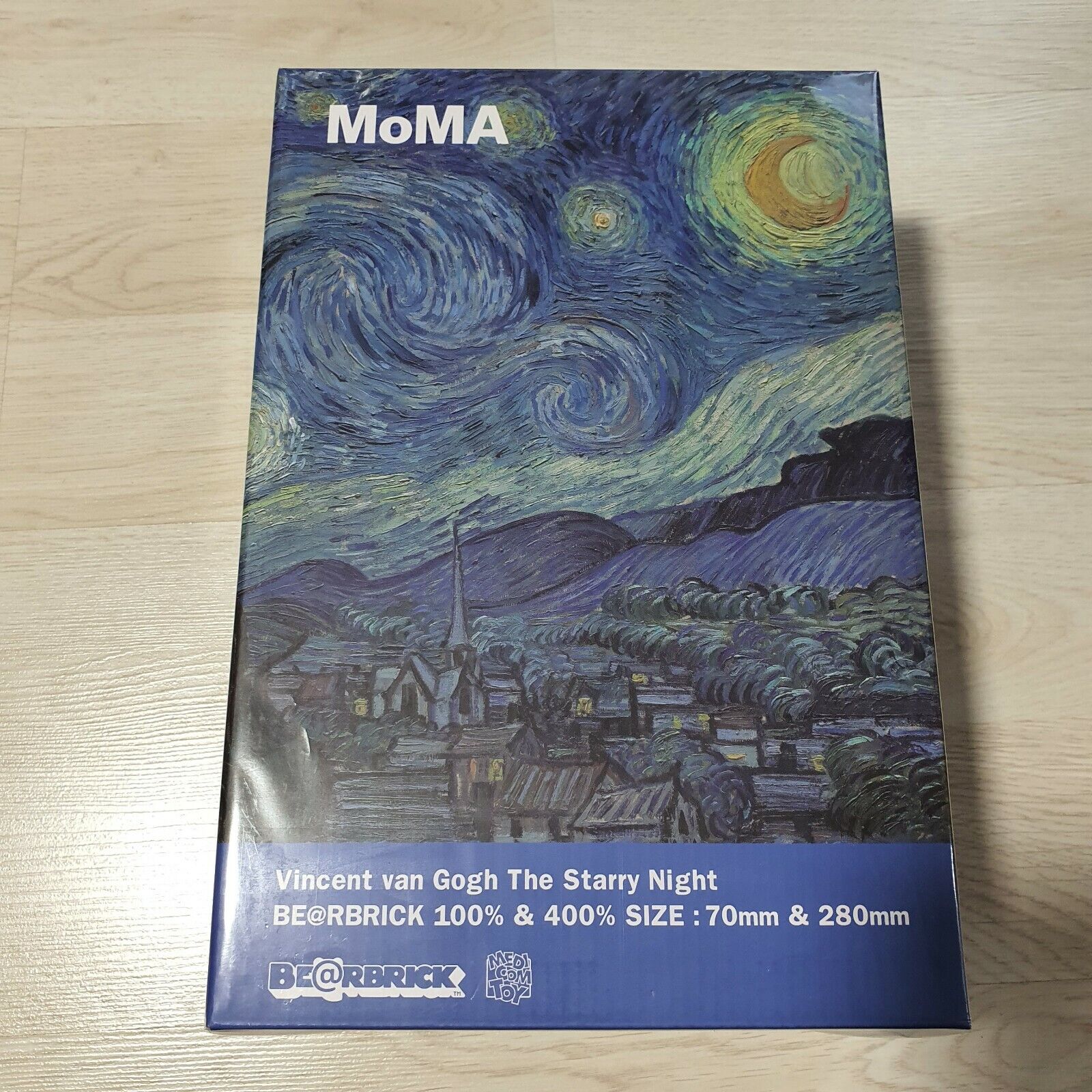 BEARBRICK Vincent Van Gogh The Starry Night 100%&400% Be BEARBRICK Vincent Van Gogh The Starry Night 100%&400% Be