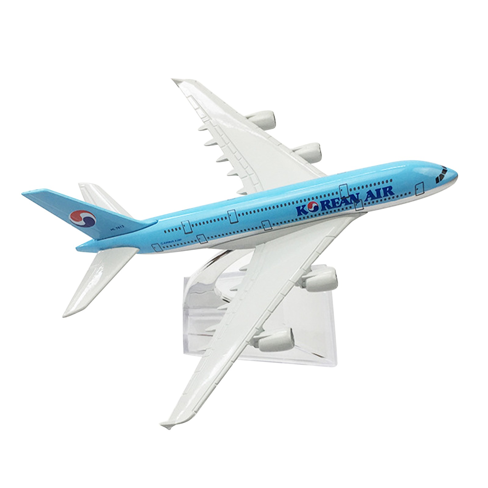 1:400 Diecast Korean Air A380 Alloy Airplane Aircraft Plane Model