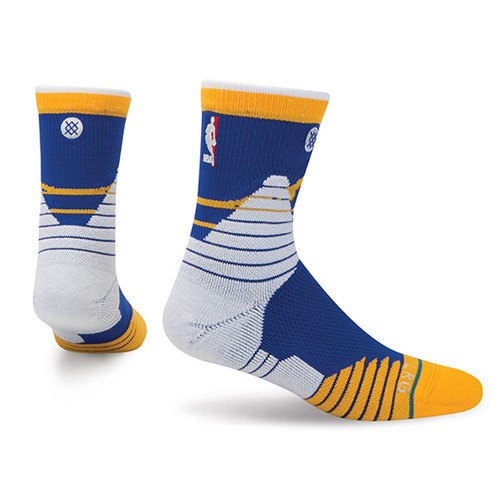 [M359D6CQWA-BLU] Мужские носки Stance NBA Golden State Warriors Quarter Socks
