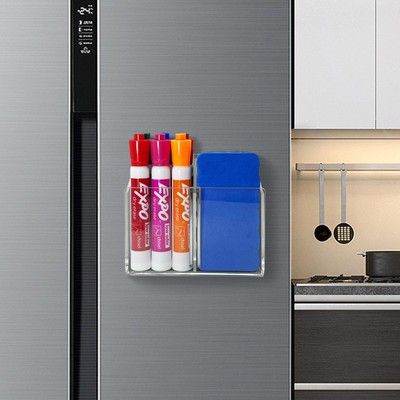 VieFantaisie Magnetic Dry Erase Marker Holder Acrylic Magnetic Pen Holder for...
