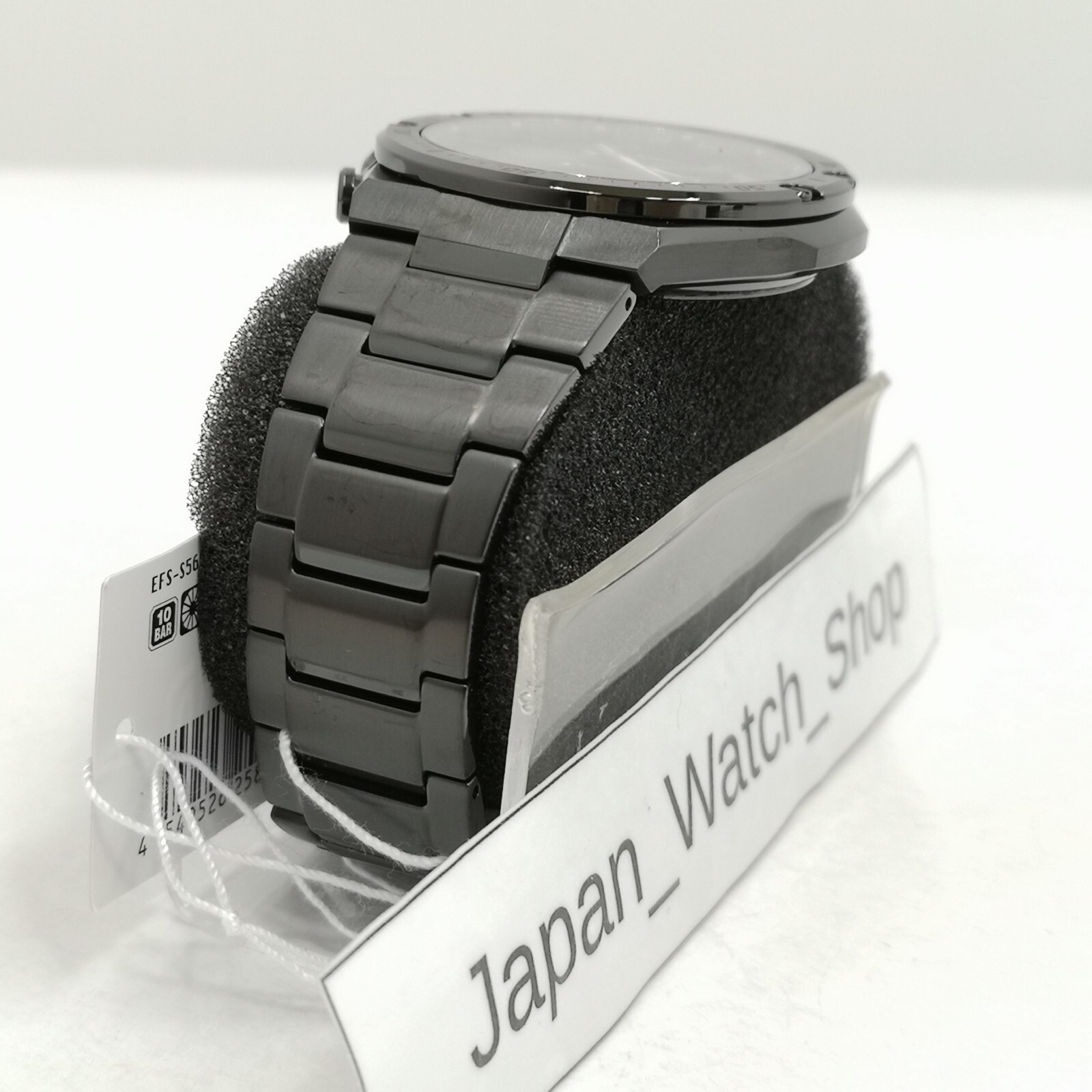 Pre-owned Casio Edifice Efs-s560ydc-1ajf Black Solar Men's Watch In Box