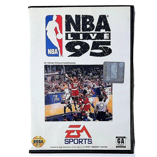 NBA Live 95 for Sega Genesis Complete With Manual And Case
