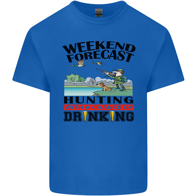 Hunting Weekend Alcohol Beer Funny Hunter Mens Light Cotton T-Shirt