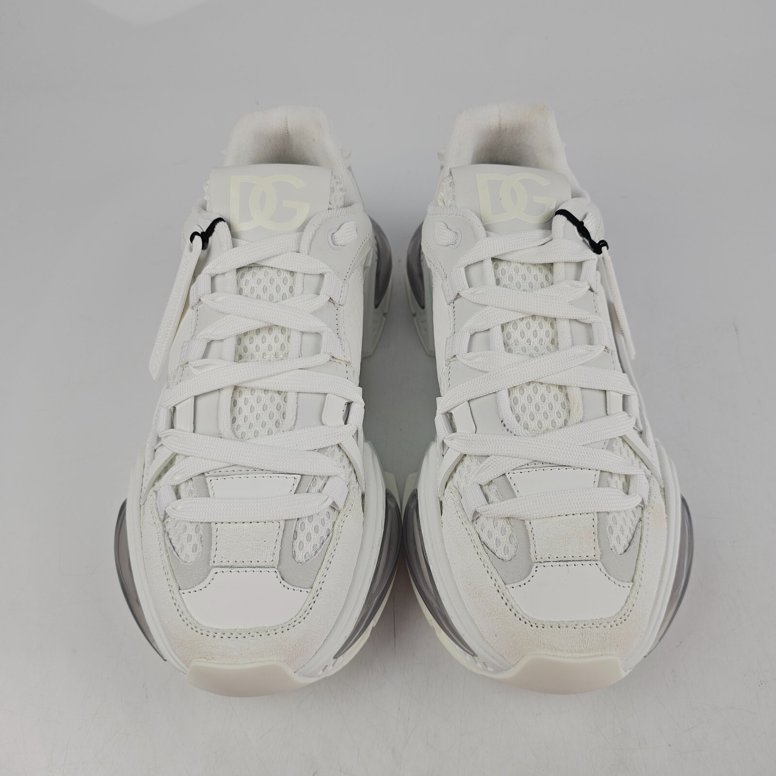 Pre-owned Dolce & Gabbana Dolce&gabbana Airmaster Men's White Sneakers