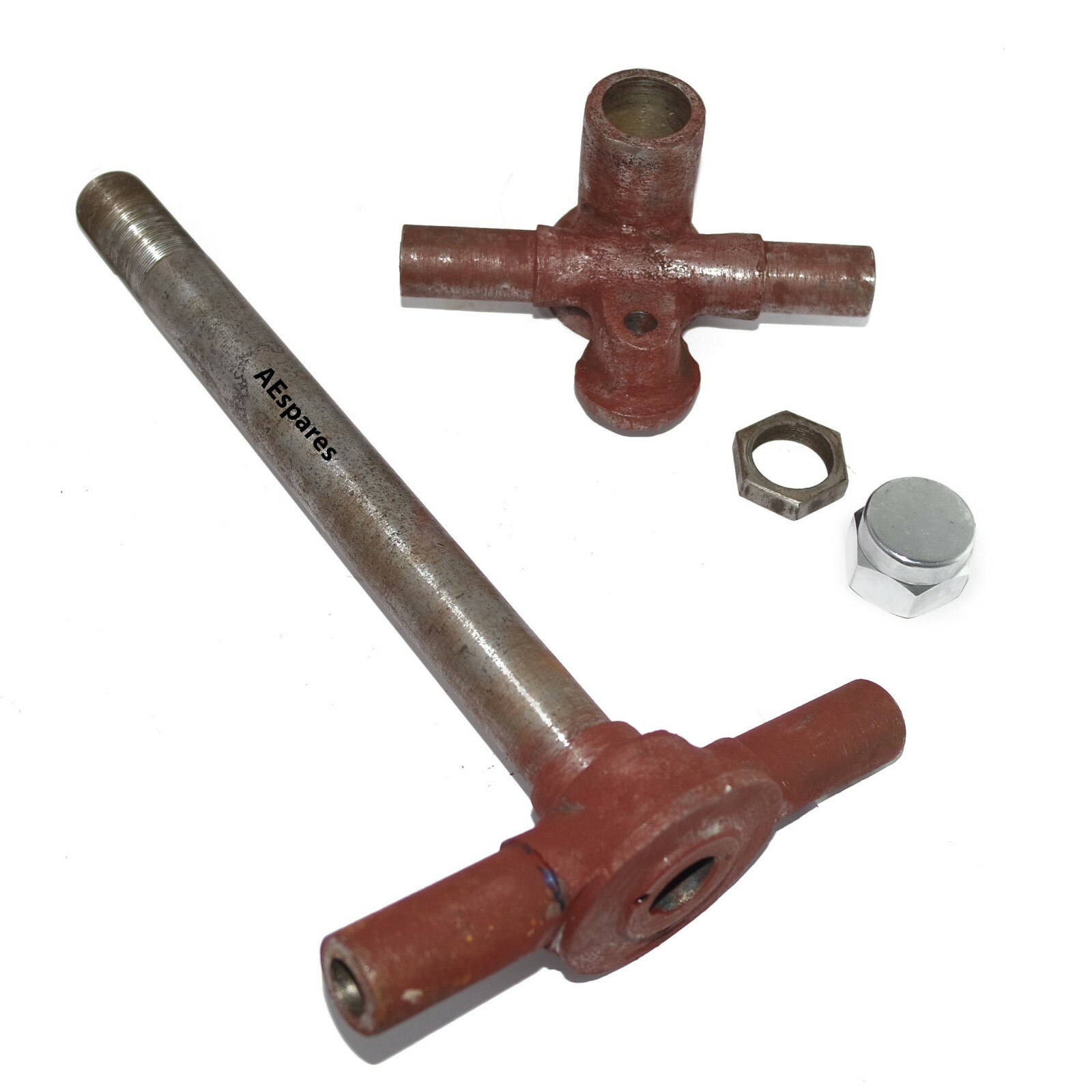 AJS Matchless G3 Wo Girder Springer Fork Upper Head Yoke & T BAR+Nut 1939-45 