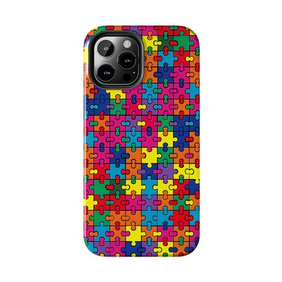 Autism Awareness Jigsaw Puzzle Protective Tough iPhone & Samsung Galaxy Cases