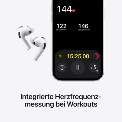 APPLE AirPods Pro 3 wireless In-Ear-Kopfhörer Headphones ANC TWS B-Ware - Bild 3 von 5