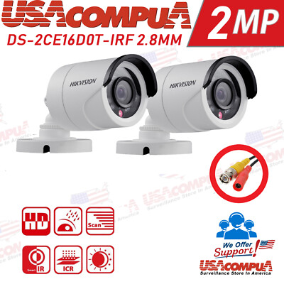 HIKVISION 2MP Camera  DS-2CE16D0T-IRF 2.8mm 4-IN-1 25M IR Outdoor 1080p Bullet