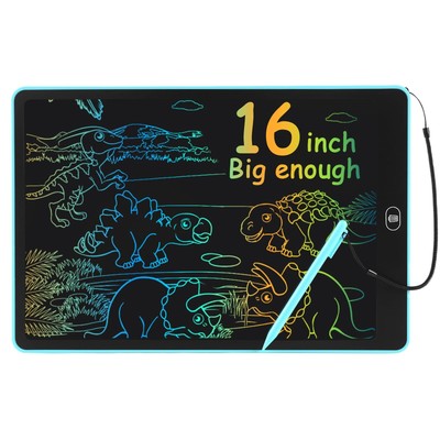 16 LCD Writing Tablet Colorful Drawing Board Toy Gifts for Kids 3 4 5 6 7 8+