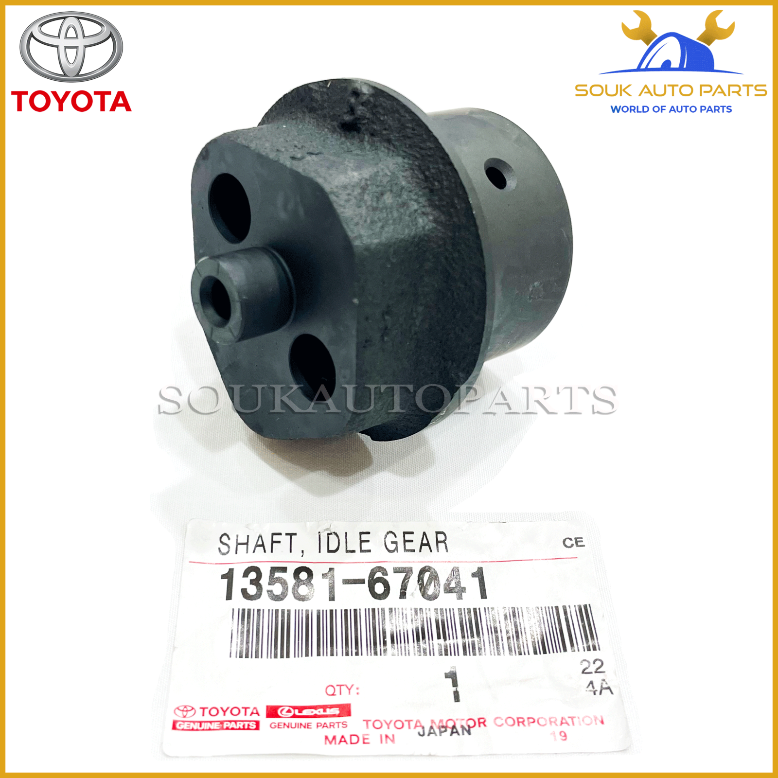 うに 13581-67041 Genuine Toyota SHAFT, IDLE GEAR, NO.1 1358167041