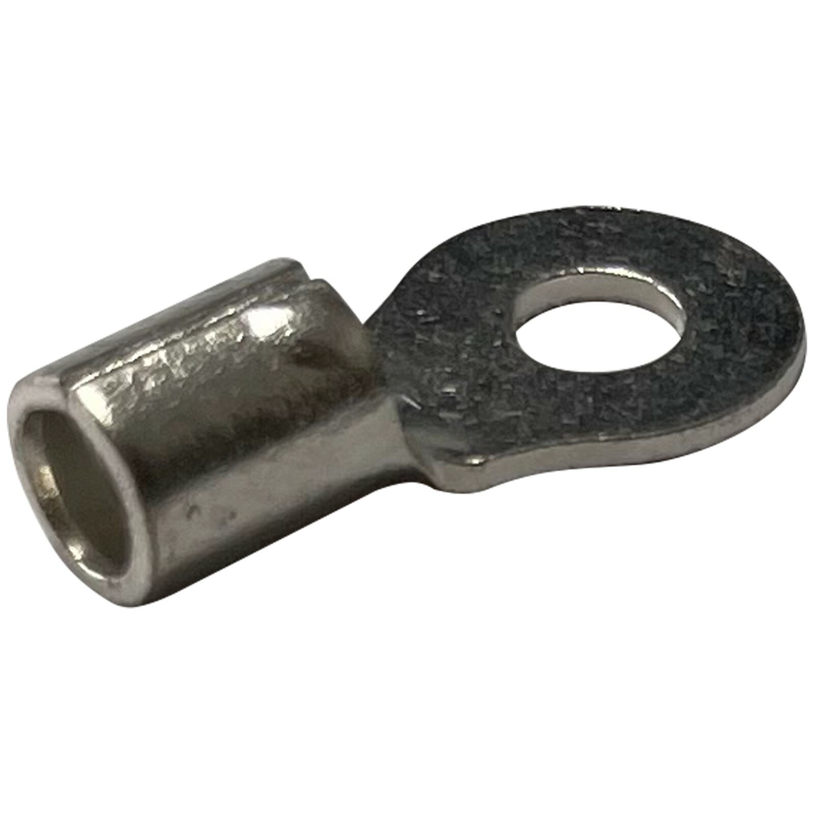 (100) Non-Insulated 8 Gauge #10 Ring Terminal Uninsulated Wire Connector USA