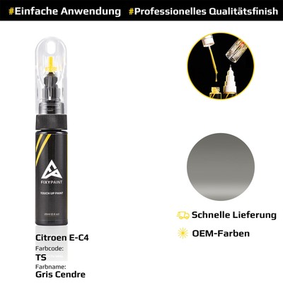 Lackstift für Citroen E-C4 - Gris Cendre TS