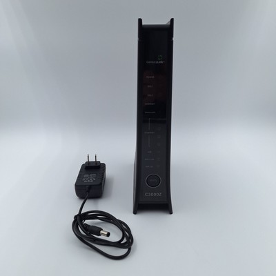 CenturyLink ZyXEL C3000Z Modem 802.11n and 80211ac Wi-Fi Router with Adapter