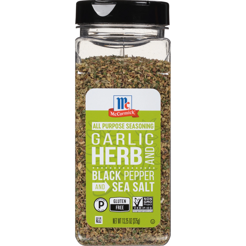 Gluten Free Garlic, Herb and Black Pepper and Sea Salt All Purpose Se