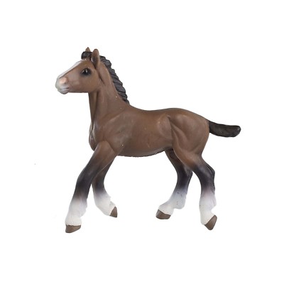 Новое учебное заведение Clydesdale Foal Winners Circle Horses Figure Safari Ltd