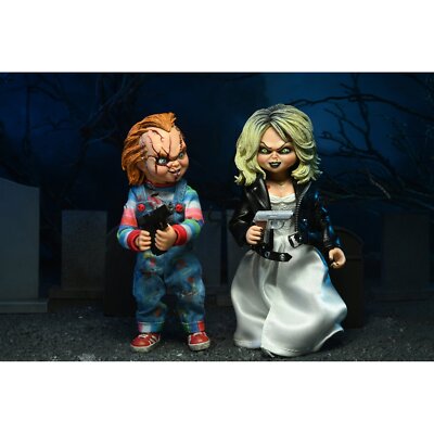 Childs Play Chucky And Tiffany 2 Pack Figure Set by NECA