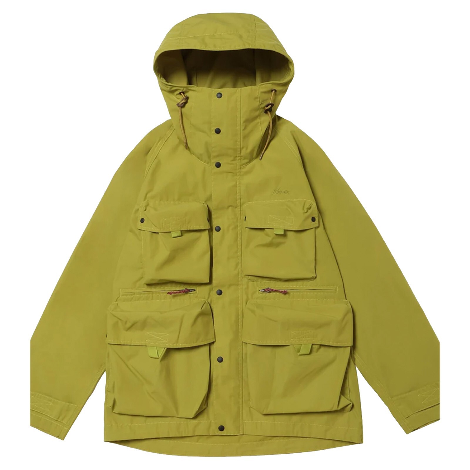 希少　MAI GIDAH Hooded Parka NANGA HINOC MOUNTAIN PARKA Hoodie Jacket Outer LIME UNISEX L