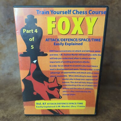 FOXY OPENINGS Vol 87 Part 4 Train Yourself Chess Course DVD