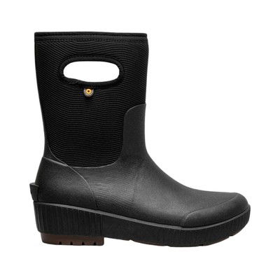 Bogs Seattle II Mid Women's Rain Boots, Black, W8