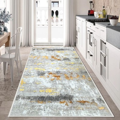 Custom All Size Stair Hallway Runner Rug Non Slip Rubber Back smudge