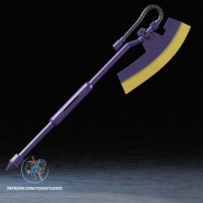 Mecha Villain Heat Hawk Axeer — 3D Printed RAW DIY Cosplay Kit + RAW DIY
