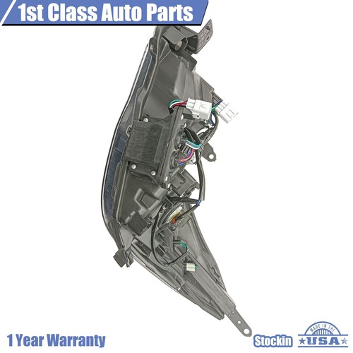 For 2017-2018 Subaru Forester  Set of 2 Headlights Headlamp Black Interior