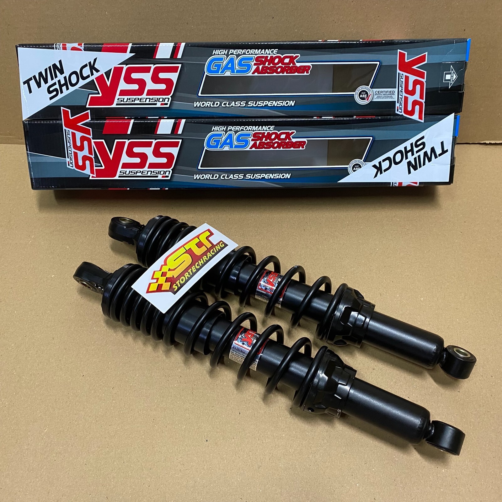 YSS GAS SHOCK TWIN SHOCK ハンターカブ125 ct125 YSS Shock Gas Suspension 385MM BK/BK Honda Trail Hunter Cub