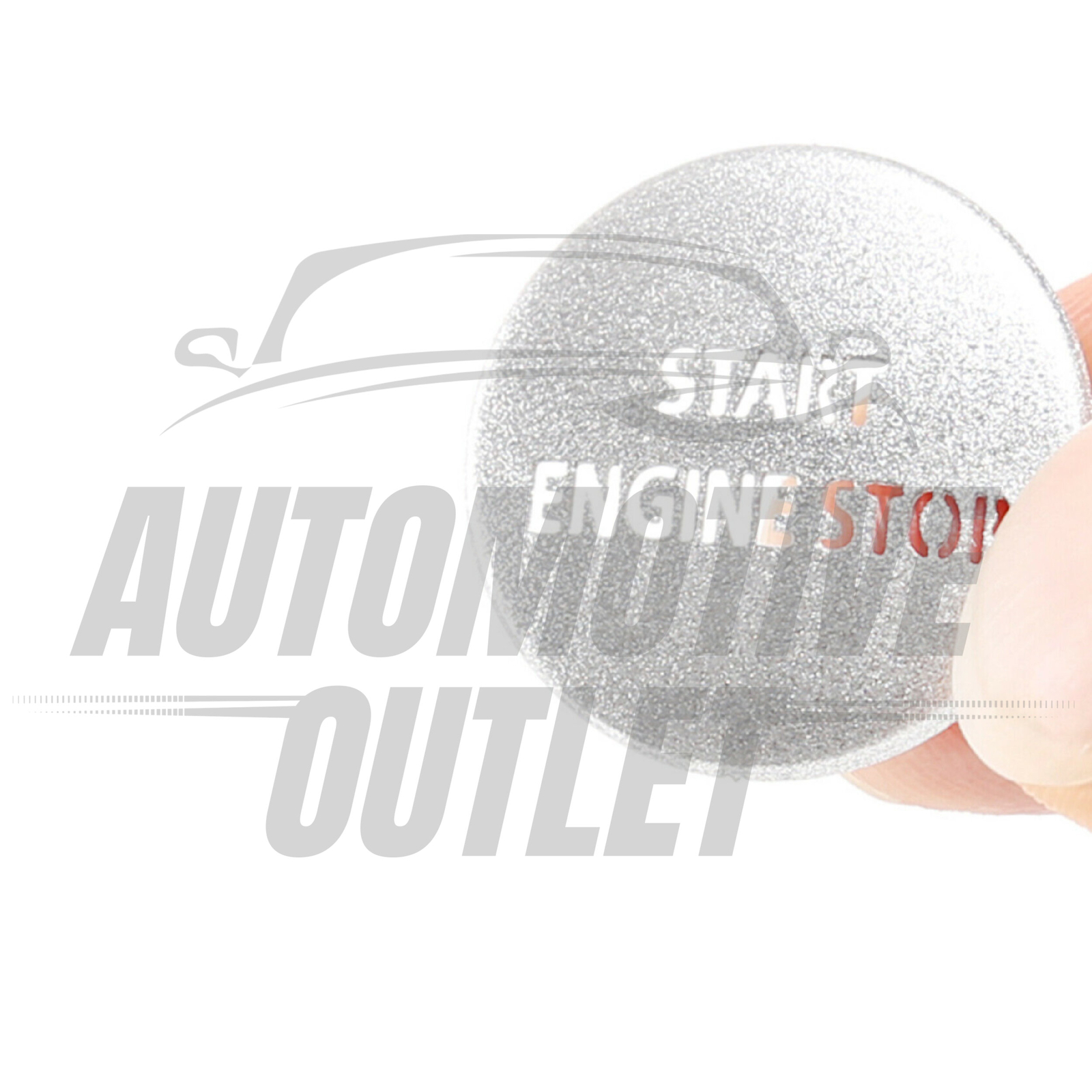 CAR ENGINE START STOP BUTTON COVER TRIM GRAY FOR LAND ROVER DISCOVERY 4 2010-13 4