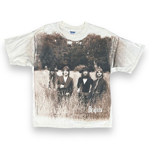 トップス 90s THE BEATLES ALL OVER PRINT T-SHIRTS 1990s The Beatles All Over Print Vintage T-Shirt | eBay