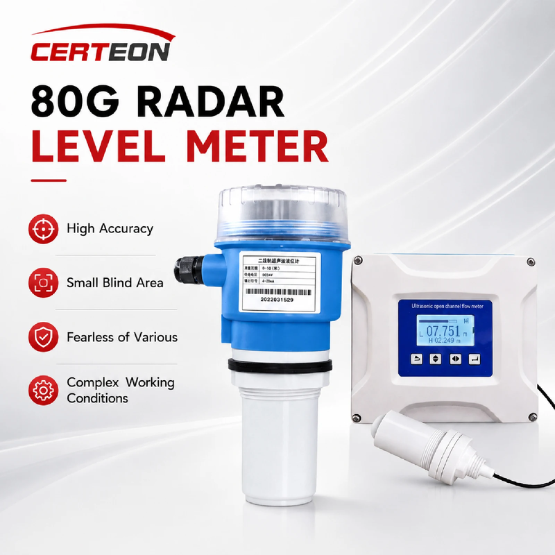 SLD-RDY80 Radar Level Sensor 0-20m High Accuracy Liquid Level Transmitter 4-20mA