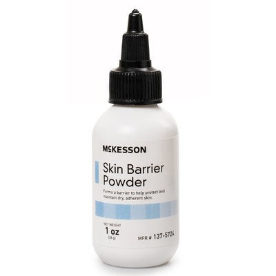 McKesson Ostomy Barrier Powder 1 oz. Puff Bottle 137-5724 1 Ct