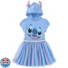 Disney Lilo and Stitch Girls Cosplay Hooded with Ears Tulle Dress for Big Kids