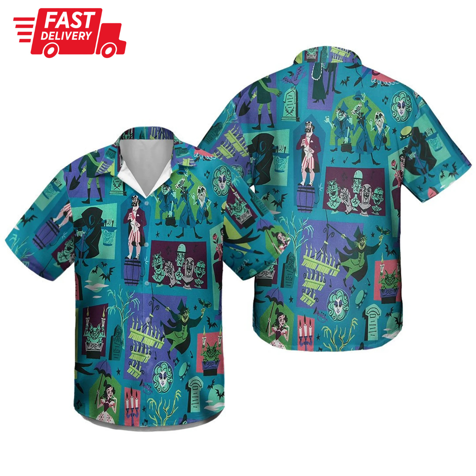 Happy Halloween Haunted Mansion Gift For Fans 3D HAWAII SHIRT Best Price