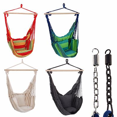 Hngesessel inkl. 2 Kissen, Zubehr, Hngesitz Hngematte Schaukelsessel Sessel