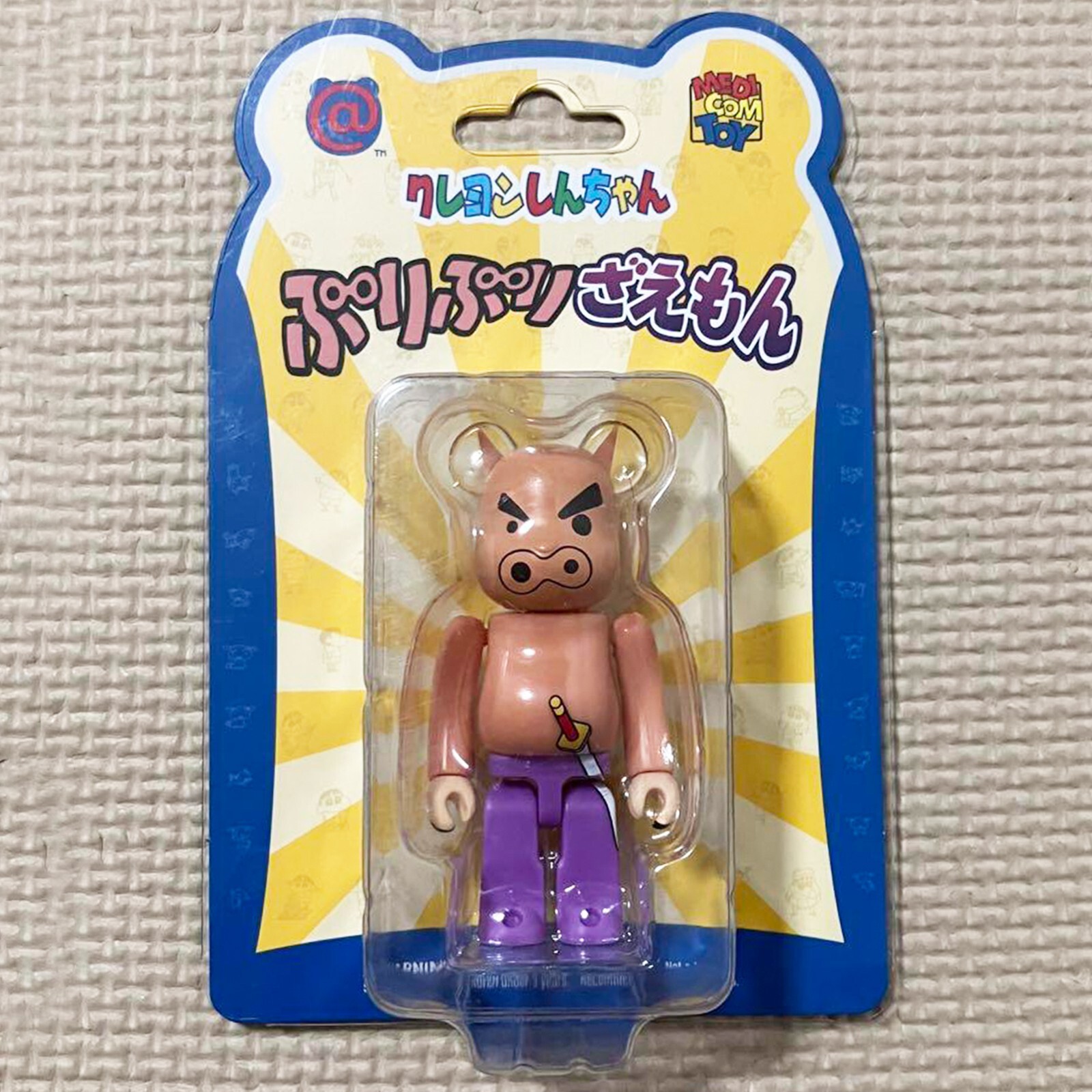 MEDICOM TOY BE@RBRICK Crayon Shin-chan Buriburizaemon 100