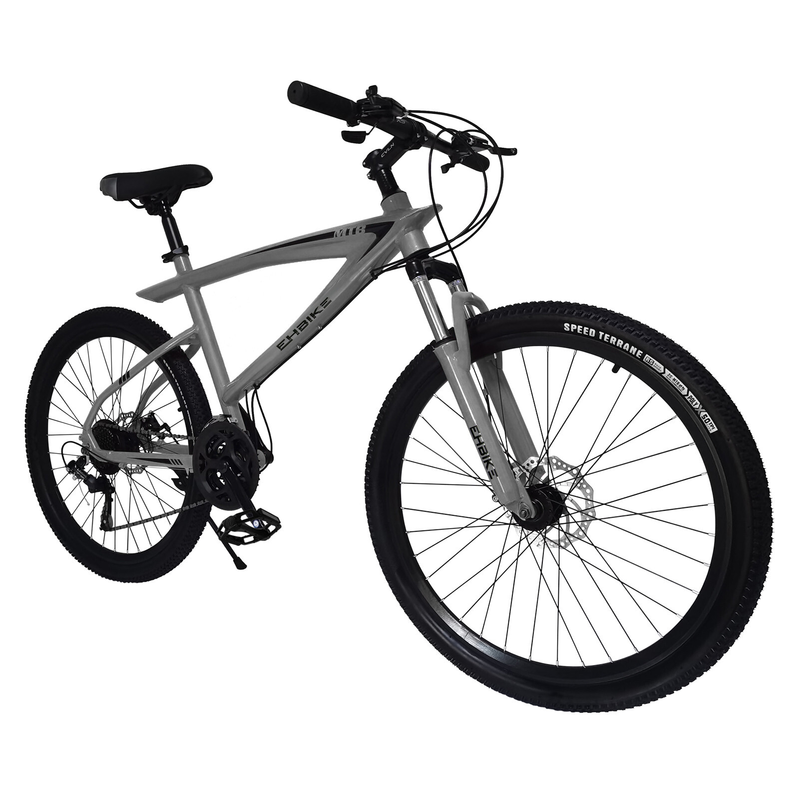 26'' 21-Speed Mountain Bike Disc-Brake Lightweight MTB Road 