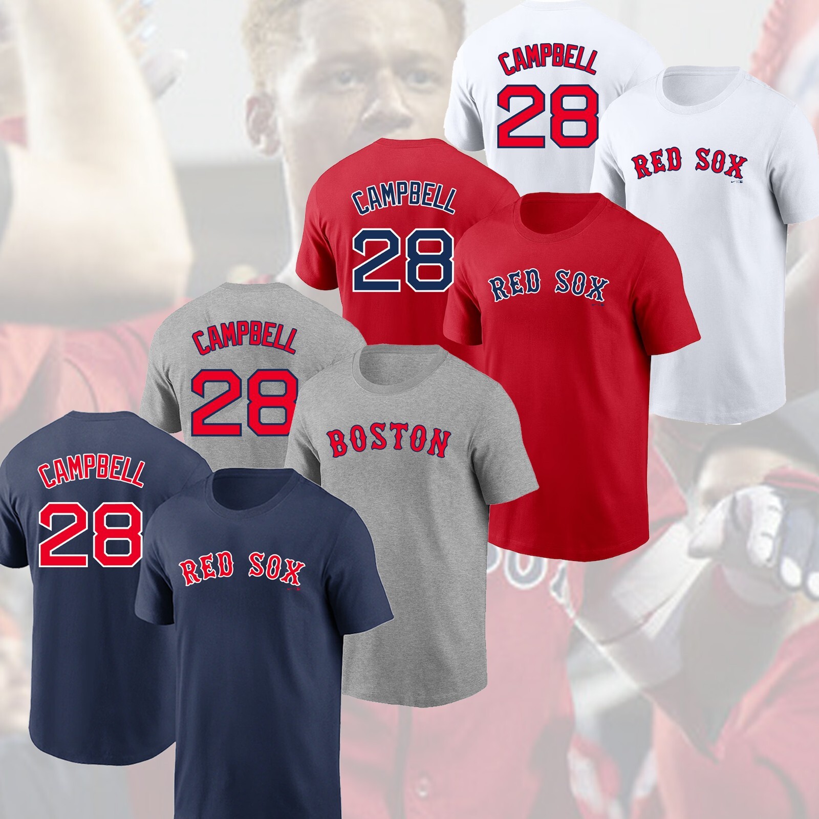 HOT NEW! Kristian Campbell #28 Boston Red Sox 2025 Player