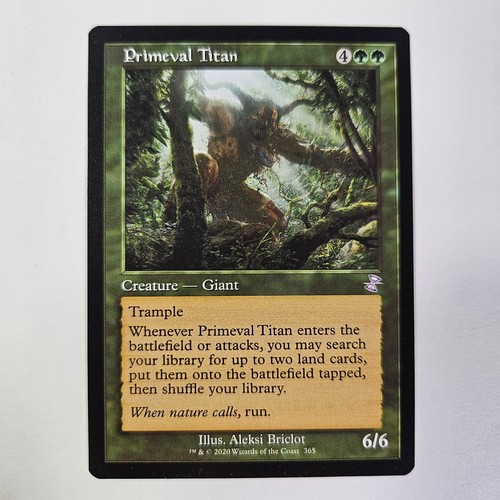 Primeval Titan Retro Frame Time Spiral Remastered NM MTG | eBay