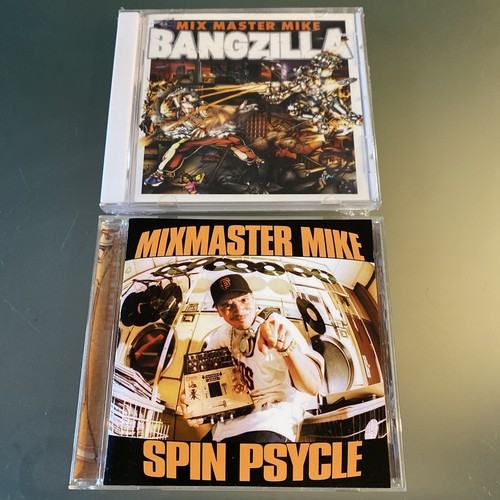 Mix Master Mike CD LOT OF 2: Bangzilla (SEALED) & Spin