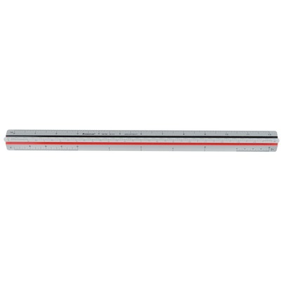 Professional Triangular Scale Ruler, Metal Architecture Scale, 12 Inch, 987M1...