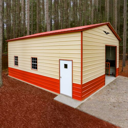 24x30x12 STEEL Garage (priced for TX-VA) FREE DELIVERY Nation-wide (prices vary)